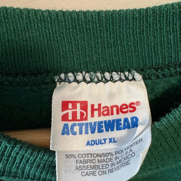 Vintage 90s Energizer Mens Crewneck  XL Green - Picture 2 of 3